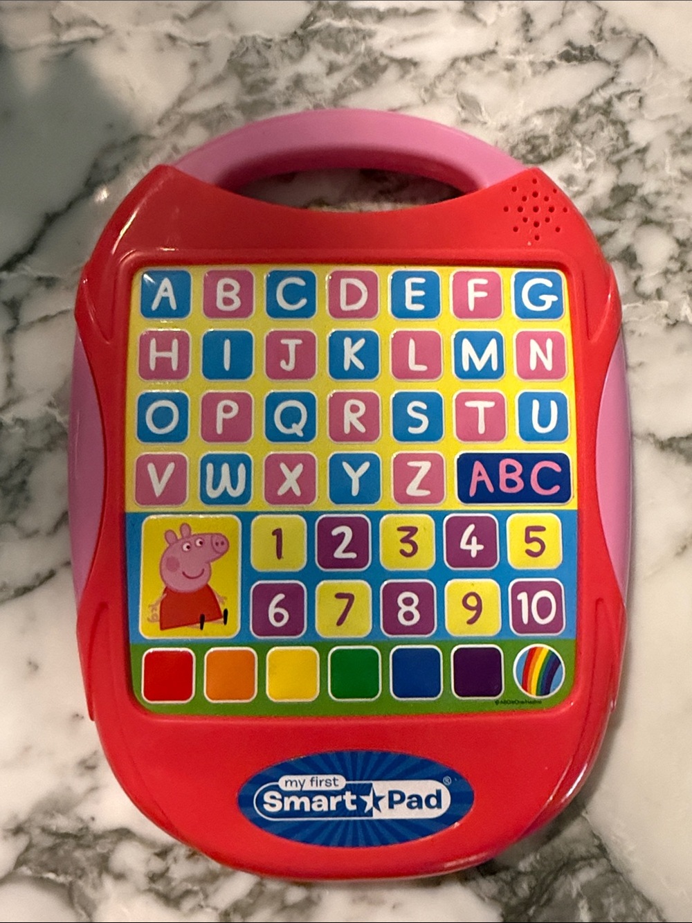 $13 ADD ON Peppa Pig My First Smart Pad Library - Red and Pink